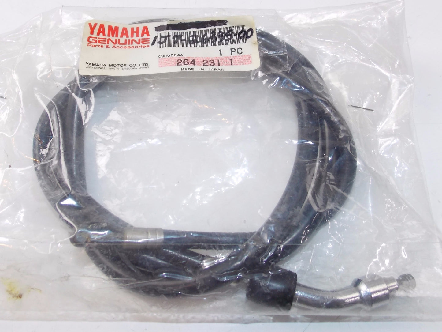 NOS OEM YAMAHA 1977 XS750 CLUTCH CABLE 1J7-26335-00 - MotoRaider