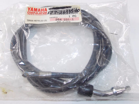 NOS OEM YAMAHA 1977 XS750 CLUTCH CABLE 1J7-26335-00 - MotoRaider
