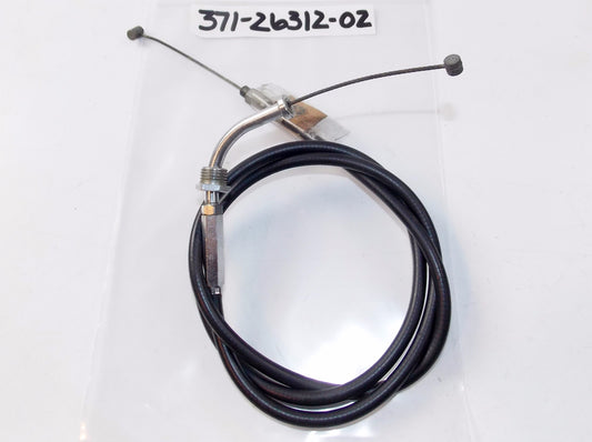 NOS OEM YAMAHA 73-75 TX500 TX500A XS500 XS500B CABLE THROTTLE 2 # 371-26312-02 - MotoRaider
