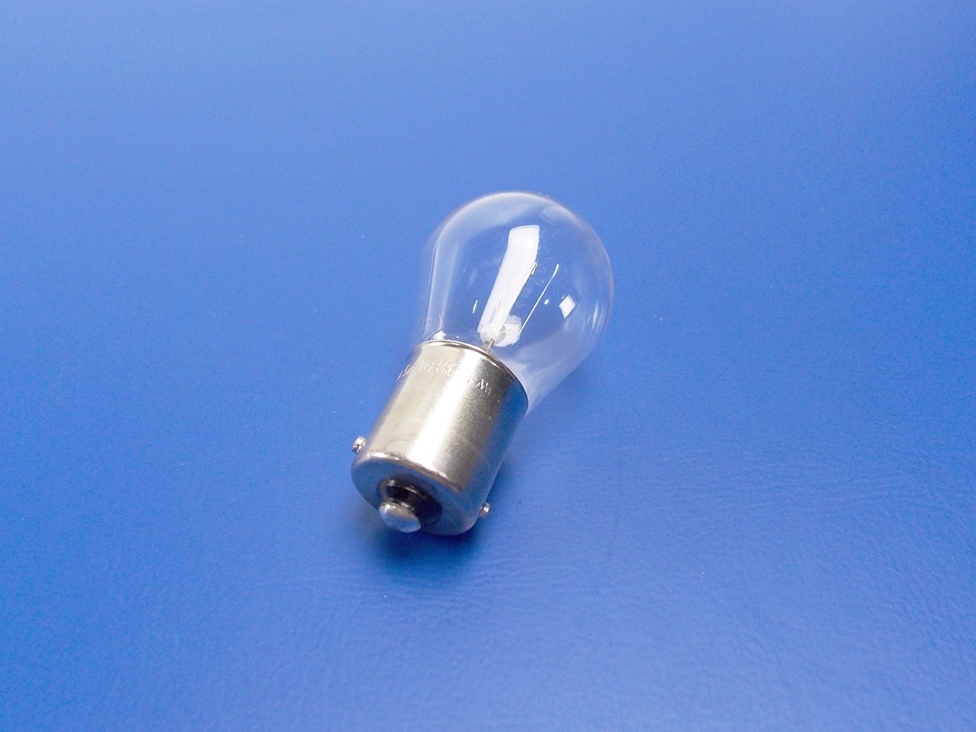 NOS PHILLIP 12498 BULB LIGHT 12V BASE P21W CLEAR TAIL LIGHT MOTORCYCLE SCOOTER - MotoRaider