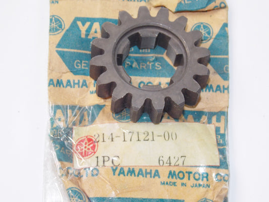 NOS OEM YAMAHA 1968-70 DT1 DT1B DT1S DT1C DT1CMX GEAR 2ND PINION # 214-17121-00 - MotoRaider