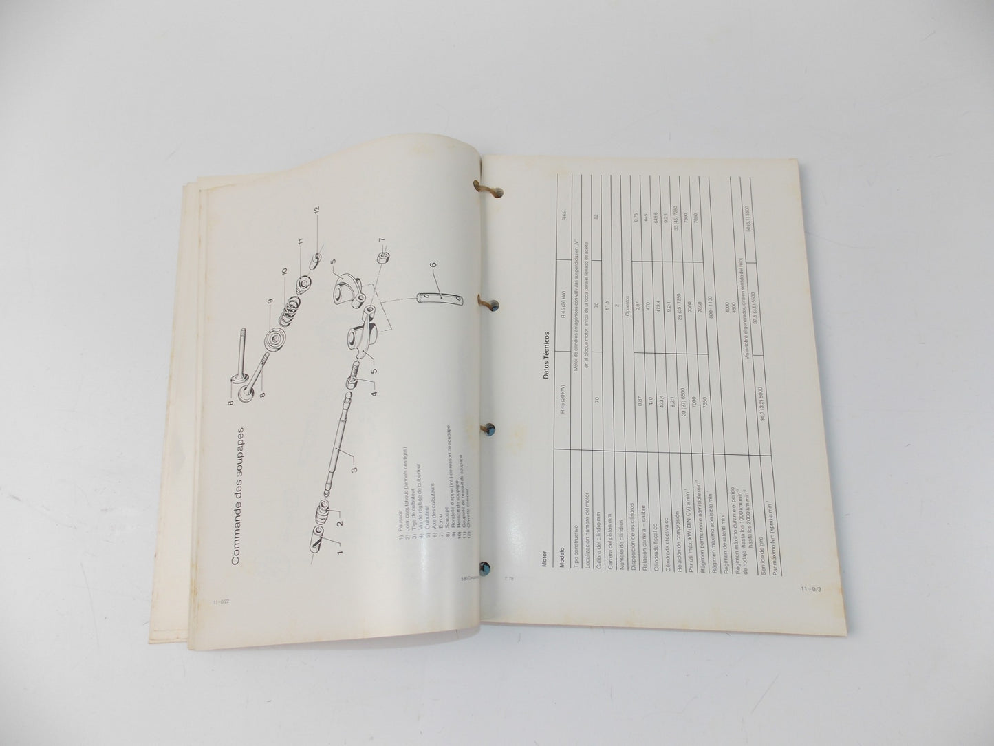 1980 BMW R45/R65 REPAIRING BOOK DEALER MANUAL FRENCH ITALIAN SPANISH DUTCH - MotoRaider