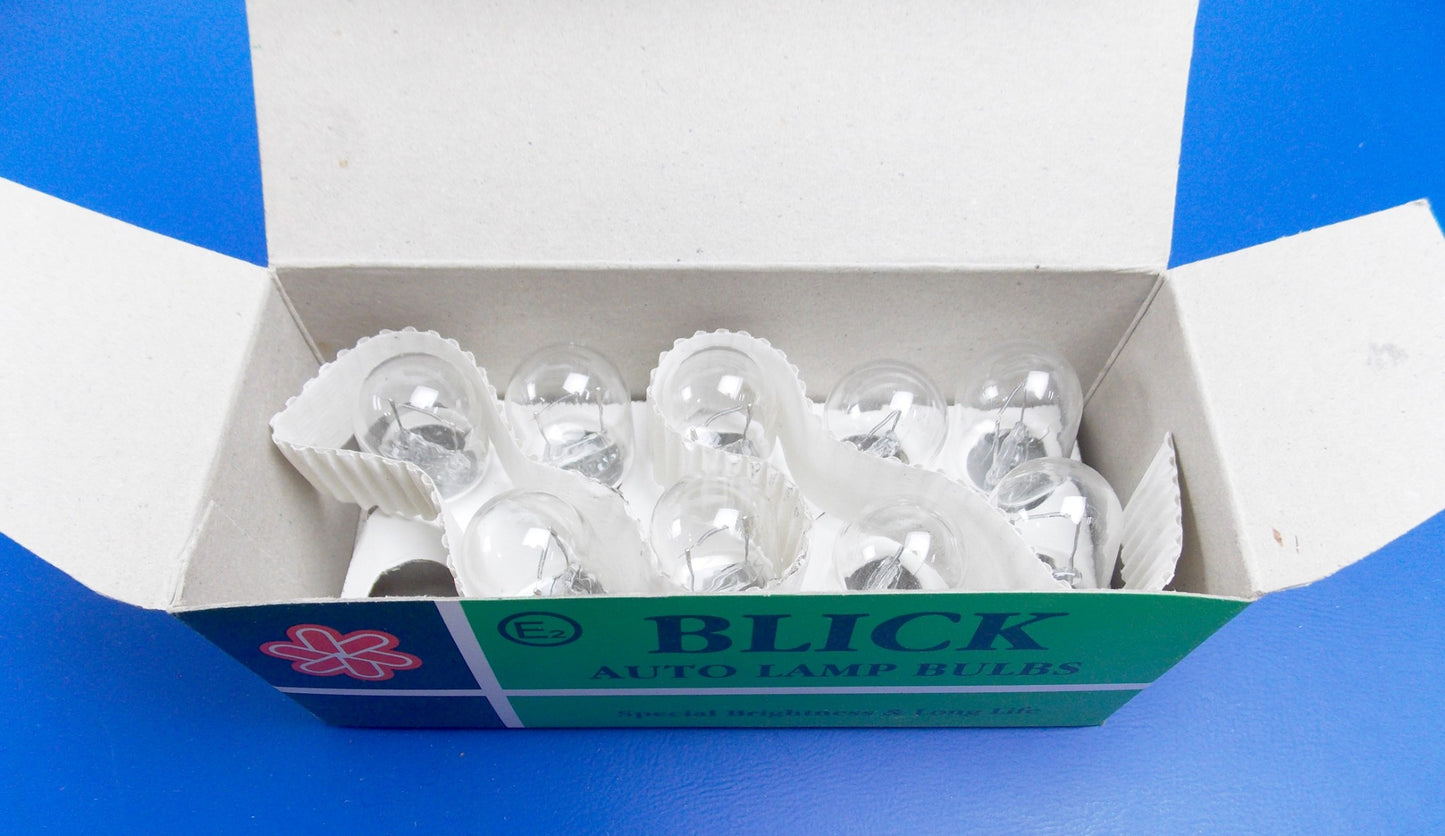 BLICK A6941 E0300969 AUTO BULB LIGHT SINGLE LARGE 12V 21W BASE T20 PKG OF 9 - MotoRaider