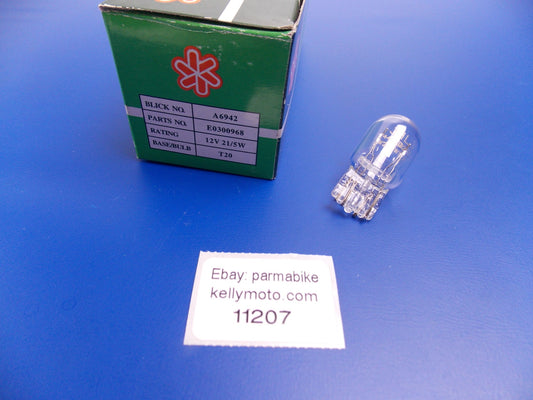 BLICK A6942 E0300968 AUTO BULB LIGHT 12V 21/5W BASE T20 DOUBLE LARGE - MotoRaider