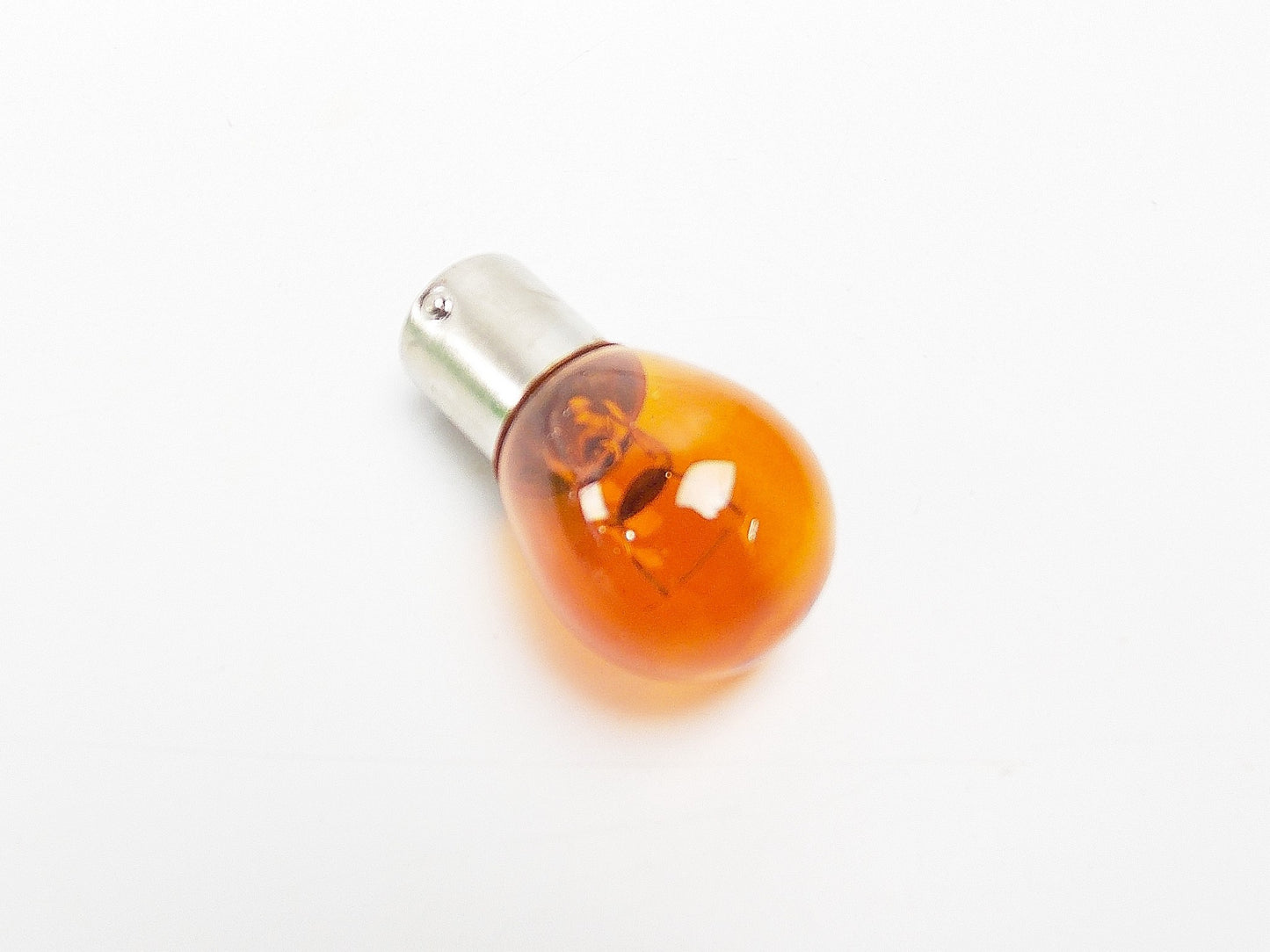 NOS BLICK E0300470 AUTO LAMP BULB STOP LIGHT 12V 21W BASE BA15S AMBER - MotoRaider