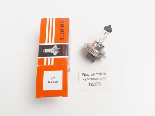 HIGHEST QUALITY AUTO LAMP BULB 12V 55W H7 SINGLE CONTACT - MotoRaider
