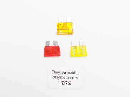 AUTOMOTIVE ATO REGULAR FUSE BLADE 5-10-20 Amp PORSCHE AUDI VW SAAB VOLVO FORD MG - MotoRaider