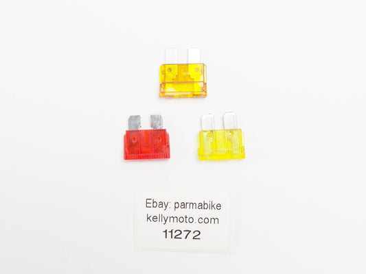 AUTOMOTIVE ATO REGULAR FUSE BLADE 5-10-20 Amp PORSCHE AUDI VW SAAB VOLVO FORD MG - MotoRaider