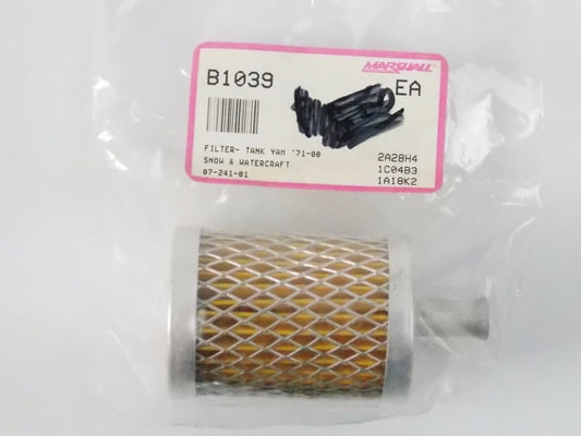 NOS MARSHAL FILTER TANK 1/4 in. YAMAHA 71-00 SNKW & WATERCRAFT 07-241-01 - MotoRaider