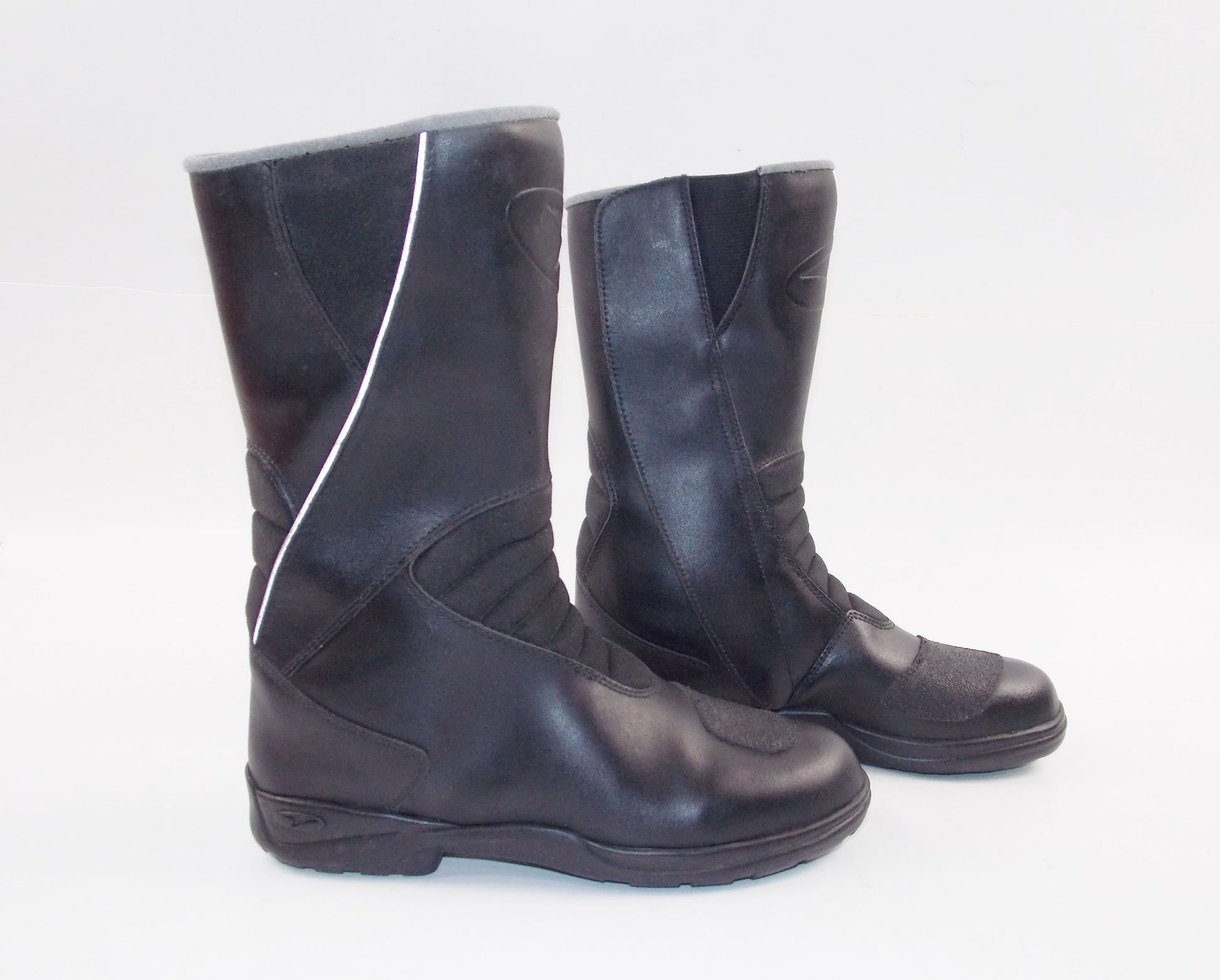 AXO TITAN TOURING WP BOOTS BLACK LEATHER MS2T0005 SIZE 41 EU (7.5 US) ROADBOOTS - MotoRaider