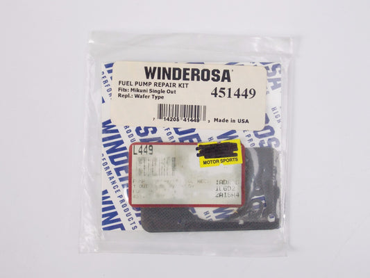 NOS WINDEROSA RECTANGULAR FUEL PUMP REPAIR SET ARCTIC CAT POLARIS SKI DOO 451449 - MotoRaider