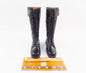 1980'S BLACK LEATHER GIUDICI MOTOTCYCLES RIDING LACE UP BOOTS SIZE 40 EU (7 US) - MotoRaider