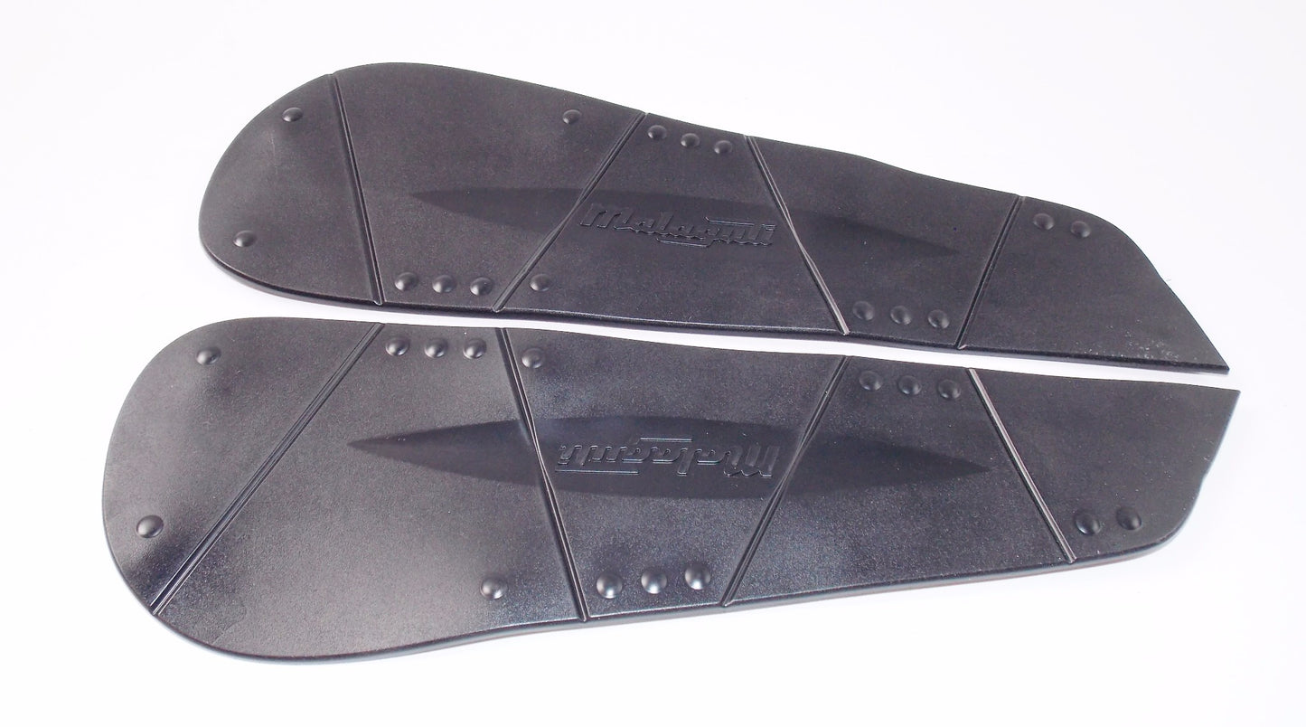 NOS OEM MALAGUTI F 12 MAX 125/200/250 LH RH FOOTREST RUBBER FEET SET 064.032.03 - MotoRaider