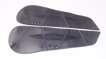 NOS OEM MALAGUTI F 12 MAX 125/200/250 LH RH FOOTREST RUBBER FEET SET 064.032.03 - MotoRaider