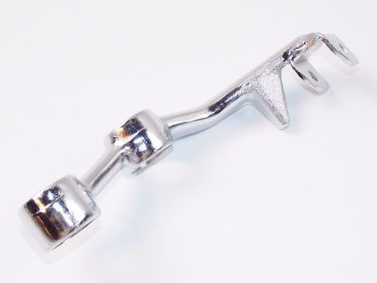 NOS OEM SUZUKI 80-82 GN 400 RH FRONT FOOTREST CHROME BRACKET 43510-37301 - MotoRaider