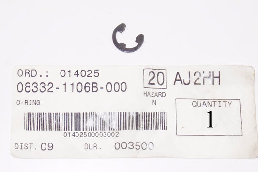 NOS OEM SUZUKI 05-15 VL1500  VZ800 VL800 SV650 DL650 FOOTREST E RING 08332-1106B - MotoRaider