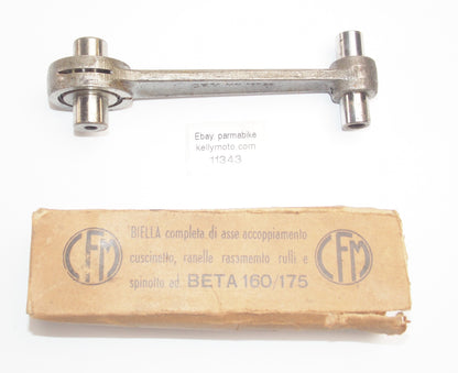 NOS CFM ENGINE MOTOR CRANK CONNECTING ROD+BEARINGS+PINS CPL. BETA 160/175 cc - MotoRaider