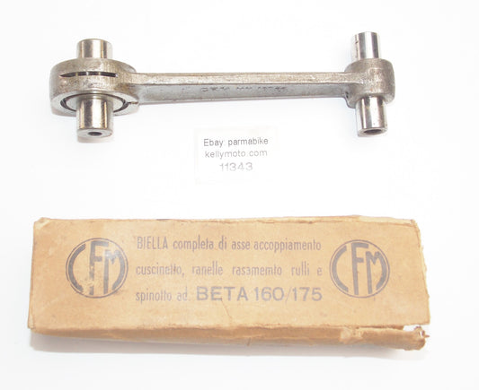 NOS CFM ENGINE MOTOR CRANK CONNECTING ROD+BEARINGS+PINS CPL. BETA 160/175 cc - MotoRaider