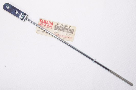 NOS OEM YAMAHA 1985-1986 MAXIM STAND FOOTREST ROD BRAKE # 1AA-27231 - MotoRaider