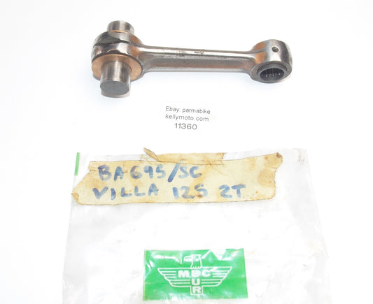 MEC EUR BA69S/SC ENGINE CRANK CONNECTING ROD+BEARINGS+PIN VILLA 125 CR 2-STROKE - MotoRaider