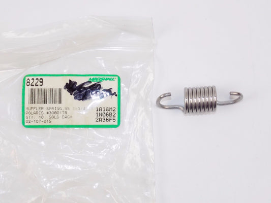 EXHAUST MUFFLER SPRING 1-3/4in. LONG POLARIS OR # 3080178 | 7042032 | 02-107-01S - MotoRaider