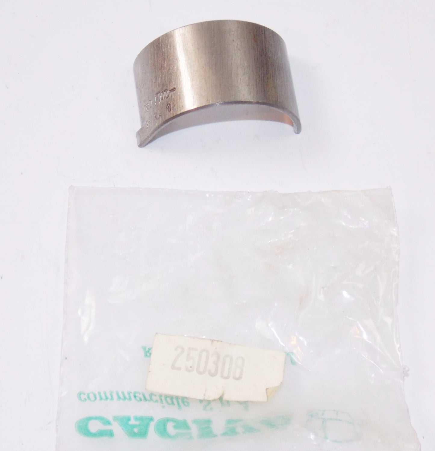 NOS OEM CAGIVA MORINI 87-88 125 KJ 350 EXCALIBUR HALF BEARING UNDERSIZE 250308 - MotoRaider