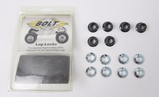 LUG-LOCKS REPLACES FLAT TAPERED STYLE LUGS JAPANESE SPORT UTILITY ATV's 2005-LUG - MotoRaider