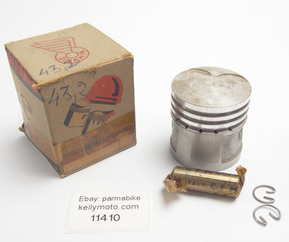 NOS DINAMIN PISTON + PIN + CLIPS DIAMETER 43.2 mm DUCATI 60cc - MotoRaider