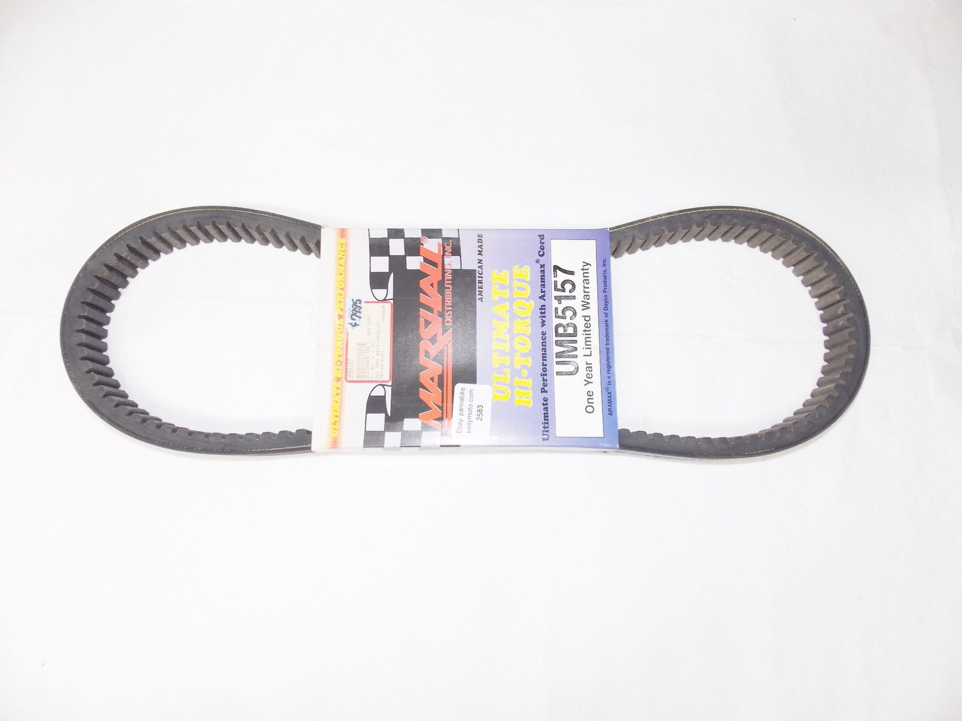 SNOWMOBILE CLUTCH DRIVE BELT SKI-DOO L=51.89" W= 1.41" OE #415-0450-000 #UMB5157 - MotoRaider
