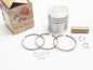 NOS DINAMIN PISTON+PIN+RINGS+CLIPS SET CPL. D. 43.2 mm DUCATI 60cc MOTOR ENGINE - MotoRaider