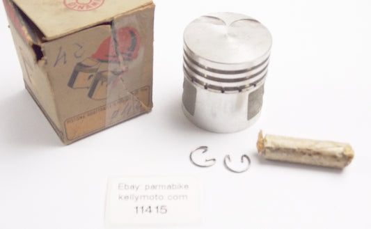 NOS DINAMIN PISTON + PIN + CLIPS DIAMETER 42 mm DUCATI 60cc CUCCIOLO SCOOTER - MotoRaider