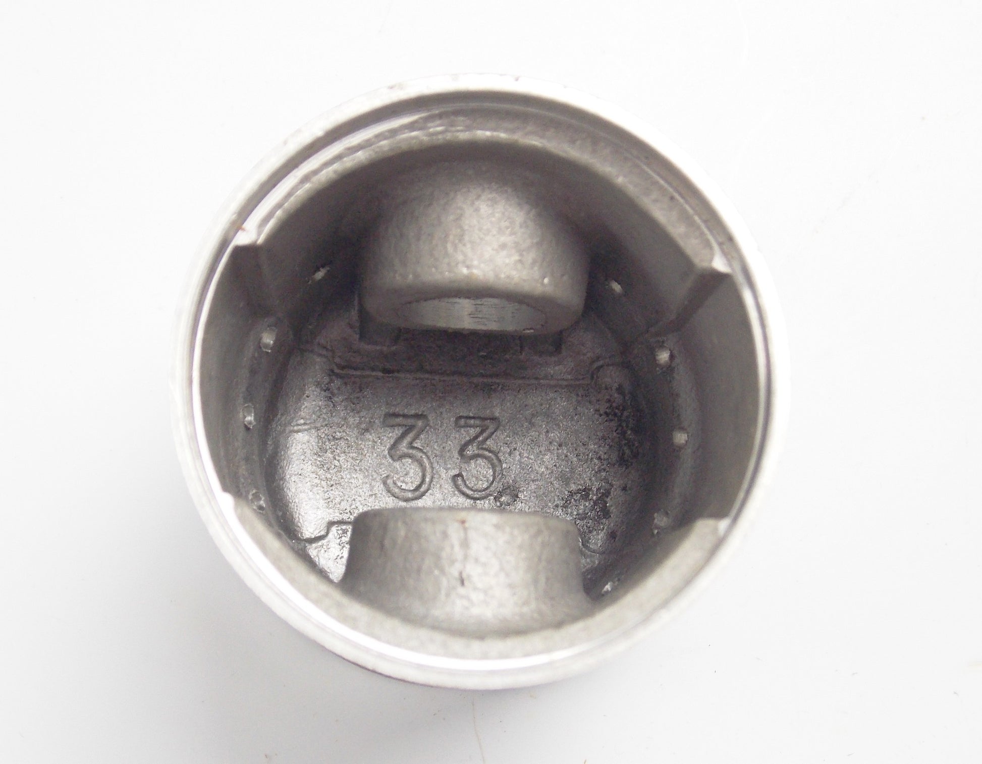 NOS DINAMIN PISTON + PIN + CLIPS DIAMETER 42 mm DUCATI 60cc CUCCIOLO SCOOTER - MotoRaider