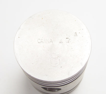 NOS DINAMIN PISTON+PIN+RINGS+CLIPS SET CPL. D. 47.4 mm LAVERDA 75cc MOTOR ENGINE - MotoRaider