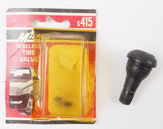 TUBELESS TIRE SNAP-IN VALVE AUTOMOBILES RUBBER MAX. AIR PRESSURE 60 PSI # s415 - MotoRaider