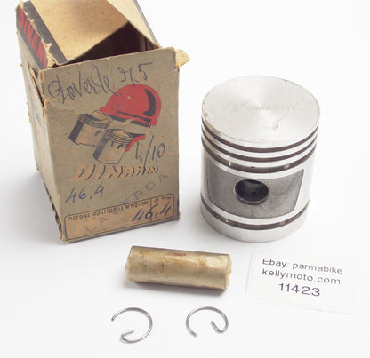 NOS DINAMIN PISTON + PIN + CLIPS DIAMETER 46.4 mm LAVERDA 75 - MotoRaider