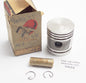 NOS DINAMIN PISTON + PIN + CLIPS DIAMETER 46.4 mm LAVERDA 75 - MotoRaider