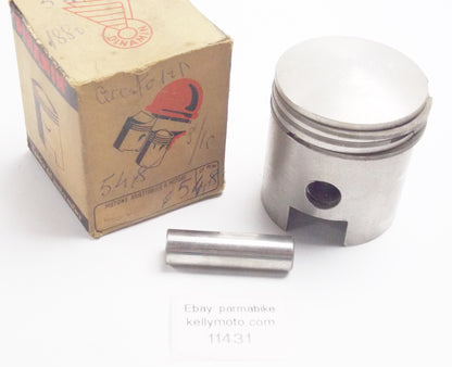NOS DINAMIN PISTON + RING + PIN DIAMETER 54.8 mm ZANELLA CECCATO 125 - MotoRaider