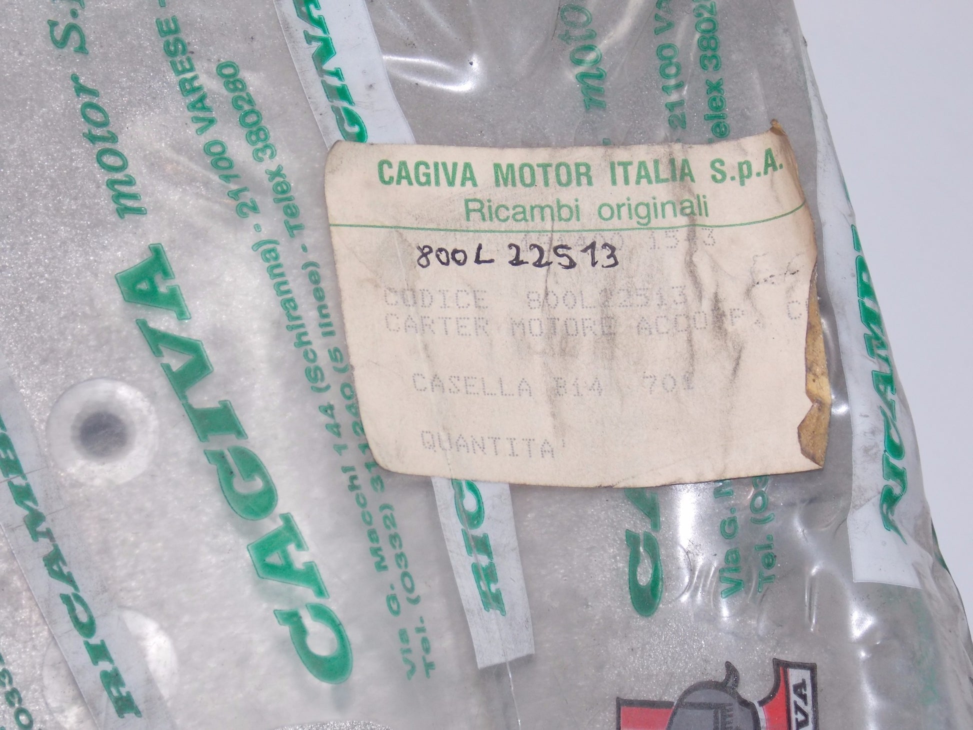 NOS OEM CAGIVA 1978 SXT/SST-125 1981 SST 125 CRANKCASE ASSY 800L22513 - MotoRaider