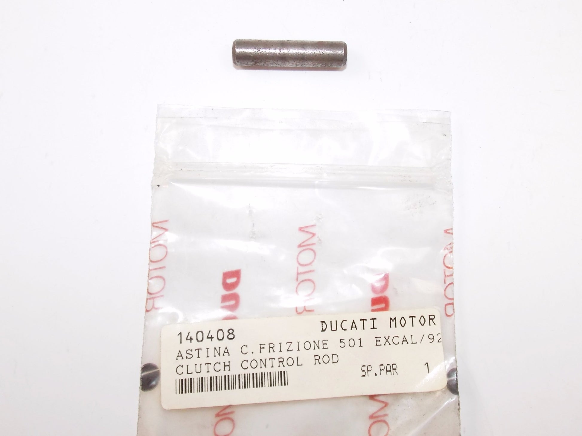 NOS OEM DUCATI MORINI 87-88 125 KJ KANGURO DART CAMEL CLUTCH CONTROL ROD 140408 - MotoRaider