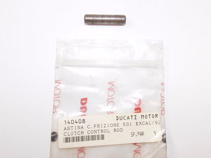 NOS OEM DUCATI MORINI 87-88 125 KJ KANGURO DART CAMEL CLUTCH CONTROL ROD 140408 - MotoRaider