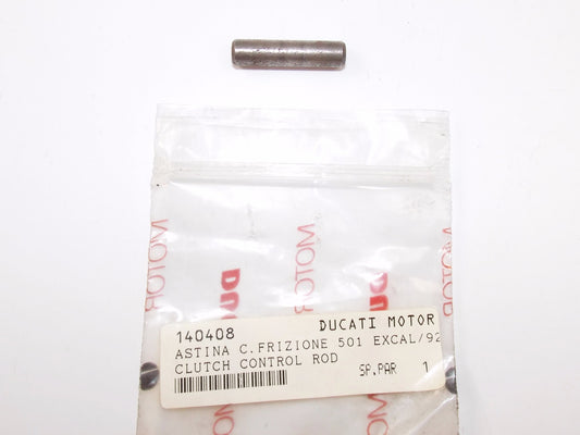 NOS OEM DUCATI MORINI 87-88 125 KJ KANGURO DART CAMEL CLUTCH CONTROL ROD 140408 - MotoRaider