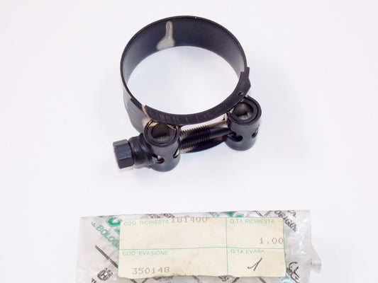NOS OEM CAGIVA 1988 MORINI DART 350-400 EXHAUST MUFFLER ESCAPE CLAMP 350148 - MotoRaider