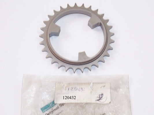 NOS OEM CAGIVA 1988 MORINI KANGURO 350/CAMEL 501 TOOTHED RIM SPROCKET 29T 120432 - MotoRaider