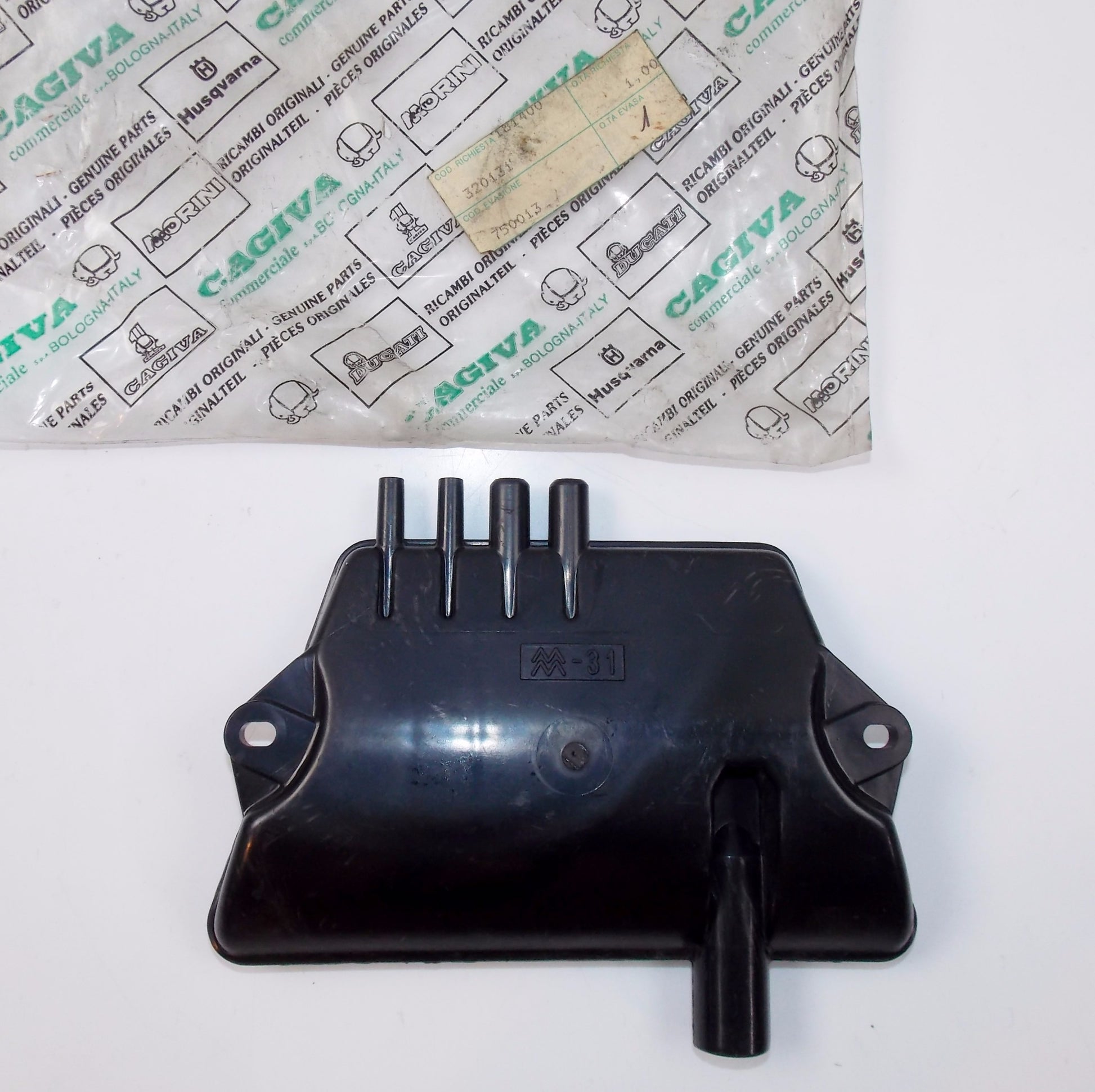 NOS OEM CAGIVA MORINI 87/92 EXCALIBUR 501 RECOVERY OIL COVER 750031 320131 - MotoRaider