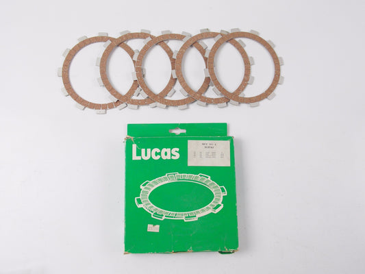 LUCAS CLUTCH DISC SET SUZUKI 81 DR500 85-89 DR600 86-91 LS650 MCC 311-6 - MotoRaider