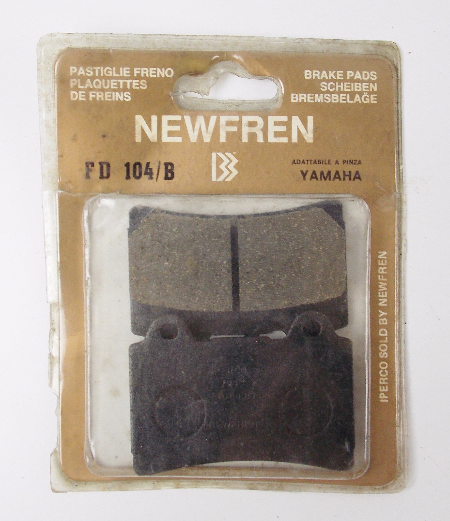 NEWFREN BRAKE PADS YAMAHA 1988-1989 FZR400 FD 104/B - MotoRaider