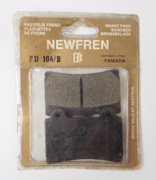 NEWFREN BRAKE PADS YAMAHA 1988-1989 FZR400 FD 104/B - MotoRaider