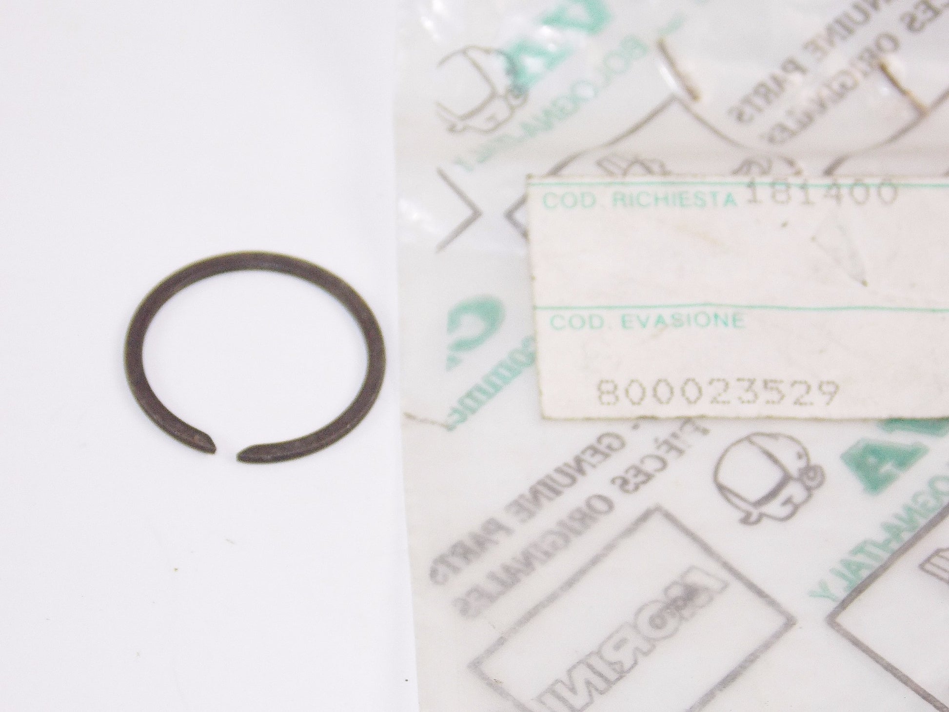 NOS OEM CAGIVA 1980-1982 SST 250 GEAR BOX SPRING RING 800023529 - MotoRaider