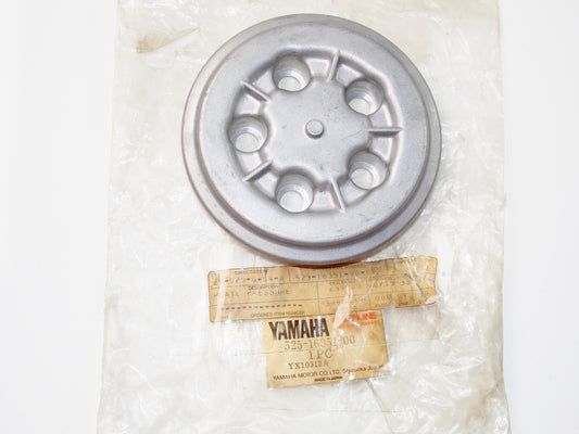 NOS OEM YAMAHA 75-77 TY175B/C DT100C/125C/175C PLATE PRESSURE 1 # 525-16351-00 - MotoRaider