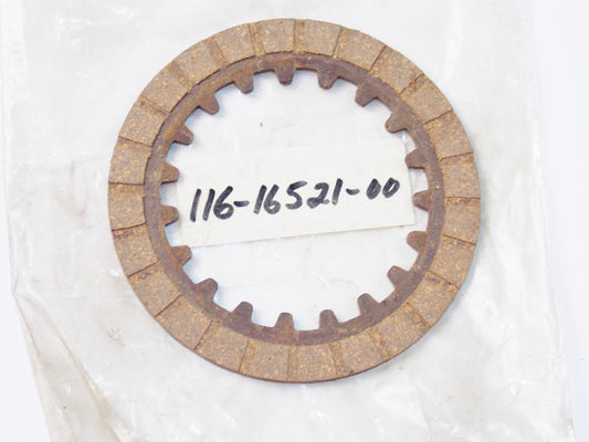 NOS CLUTCH PLATE FRICTION YAMAHA 66-67 U5 U5E # 116-16521-00 - MotoRaider